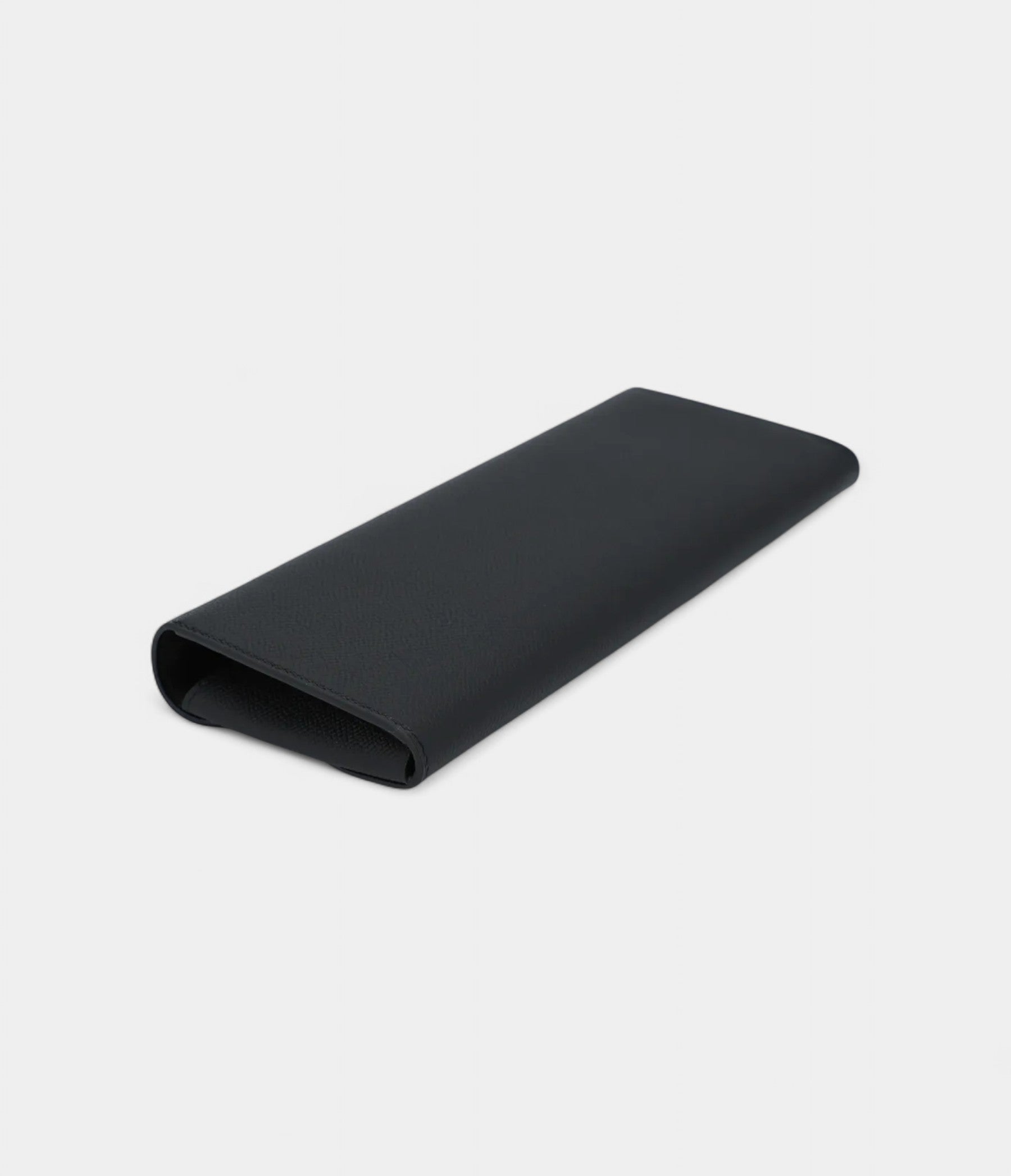 HERMÈS Maillon To Go wallet Black Epsom Enamel hardware