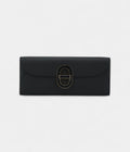 HERMÈS Maillon To Go wallet Black Epsom Enamel hardware