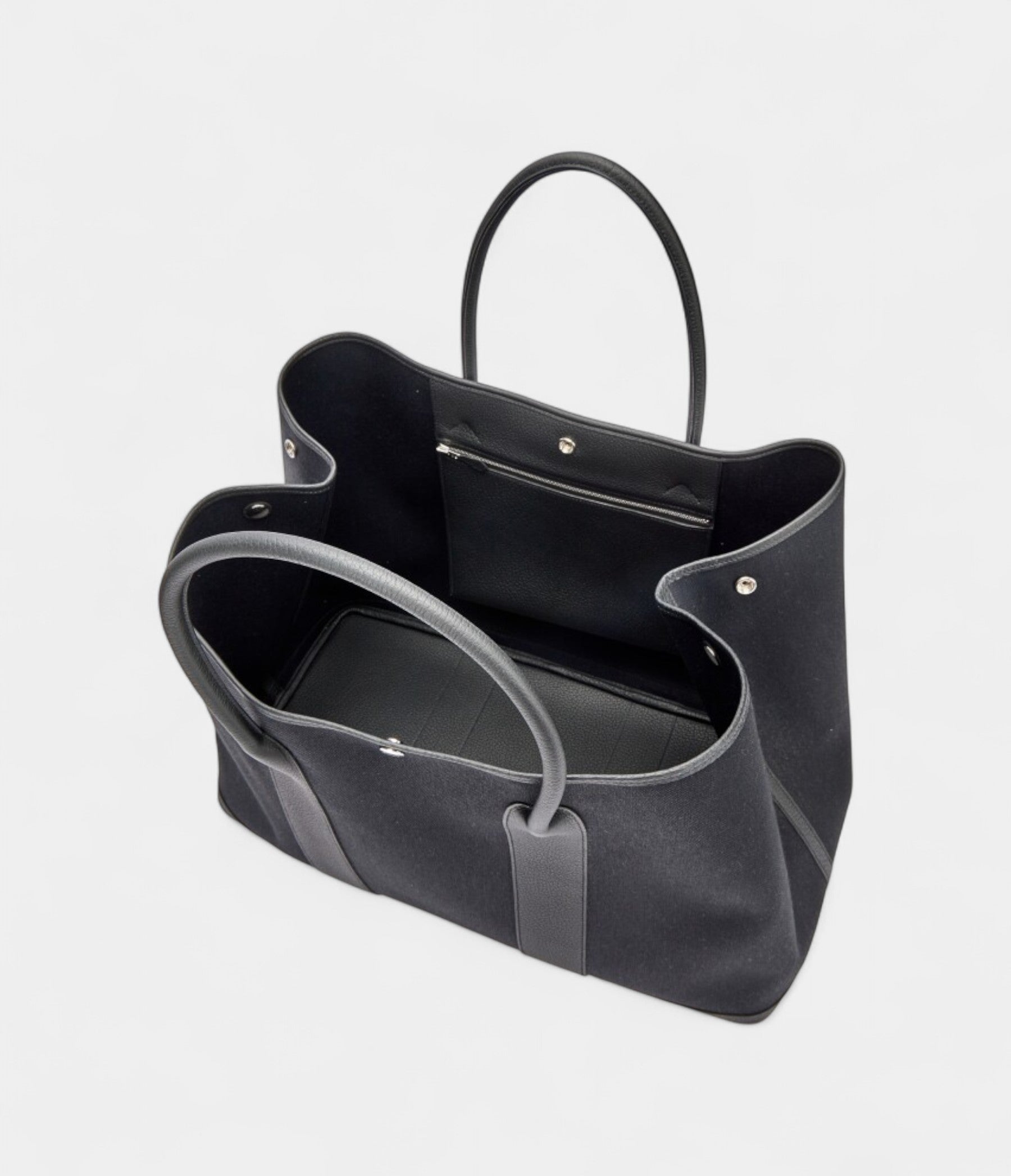 HMBlack Negonda and Toile Garden Party 49 Voyage Palladium Hardware