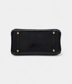 HMBlack Niloticus Lizard BK 25 Gold Hardware