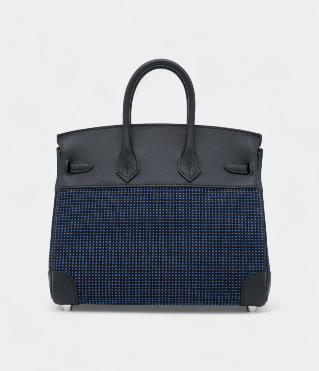 HMBlack Swift and Bleu Egee Bivouac Toile BK 25 Palladium Hardware