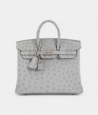 HMBleu Glacier Ostrich BK 25 Palladium Hardware