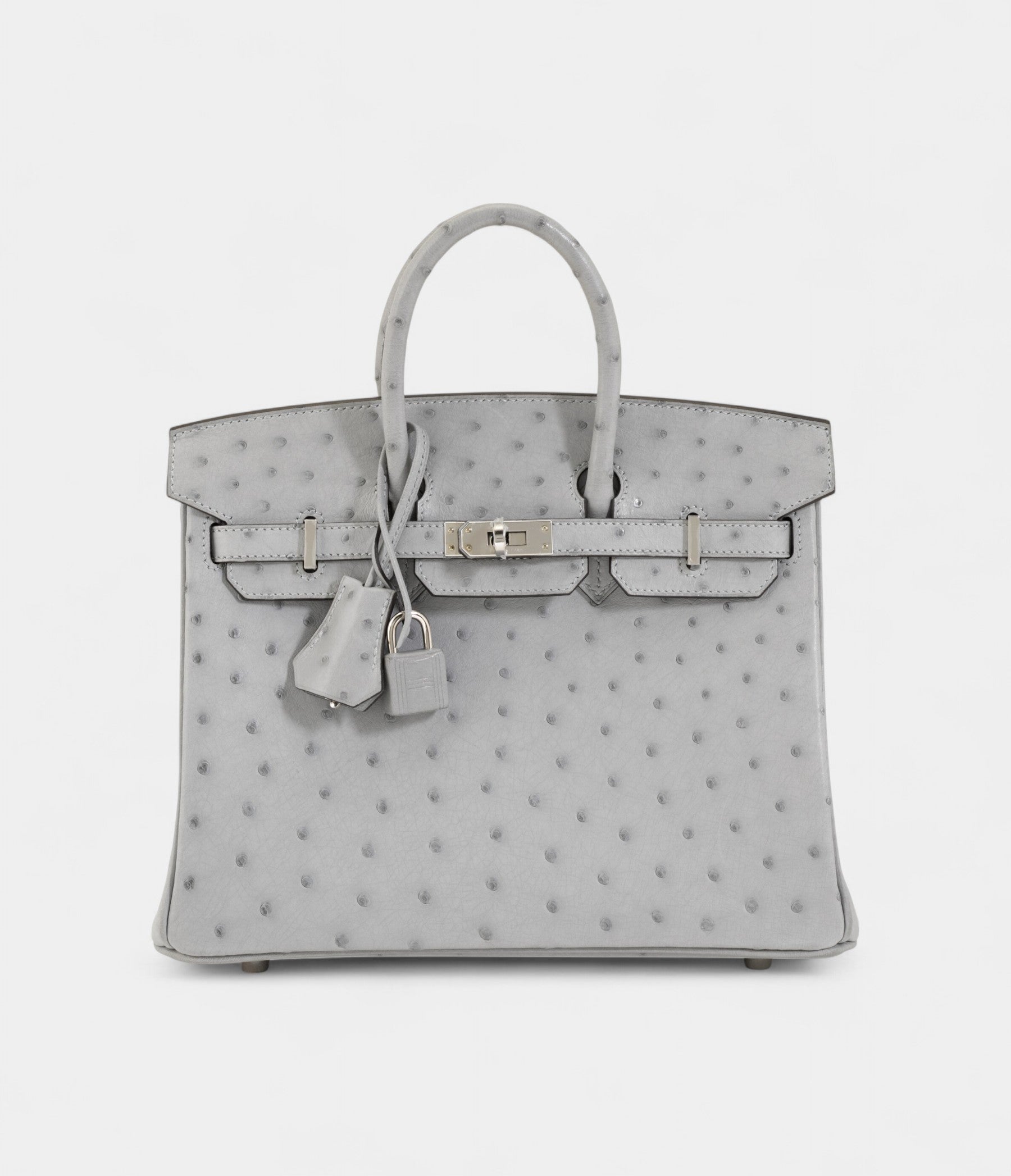 HMBleu Glacier Ostrich BK 25 Palladium Hardware