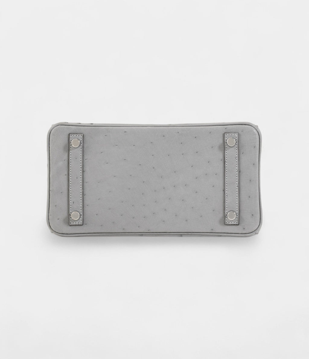 HMBleu Glacier Ostrich BK 25 Palladium Hardware