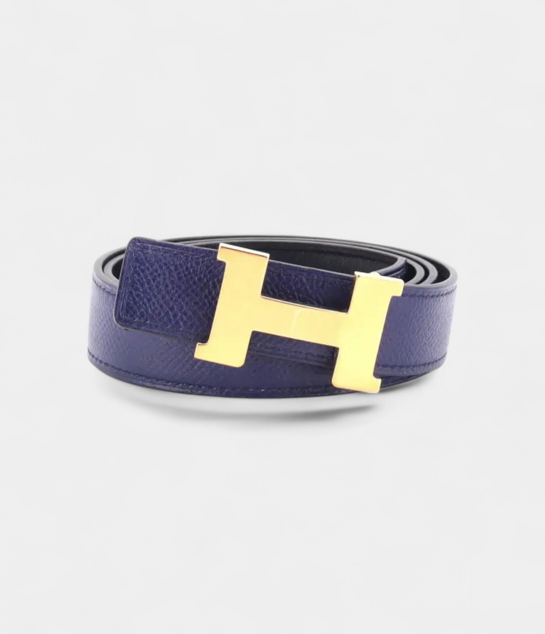 HMBlue Leather Belt A Statement of Elegance