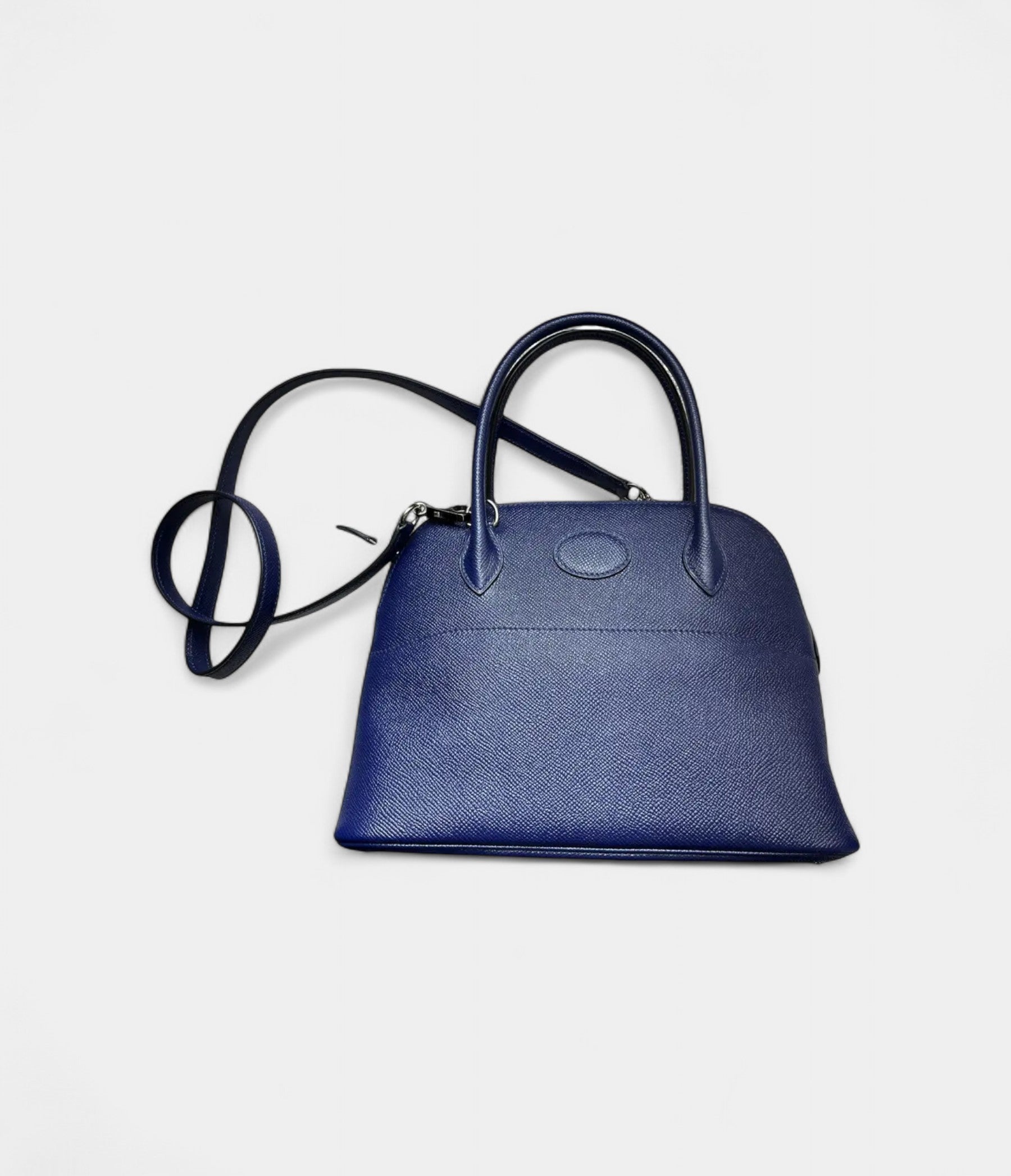 HMBolide 1923 25 Bleu Saphir Epsom Leather with Palladium Hardware