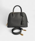 HMBolide 1923 Mini Gris Etain Epsom Leather with Gold Hardware