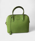 HMBolide 31 Bag in Apple Green Leather – Handmade Classic Handbag