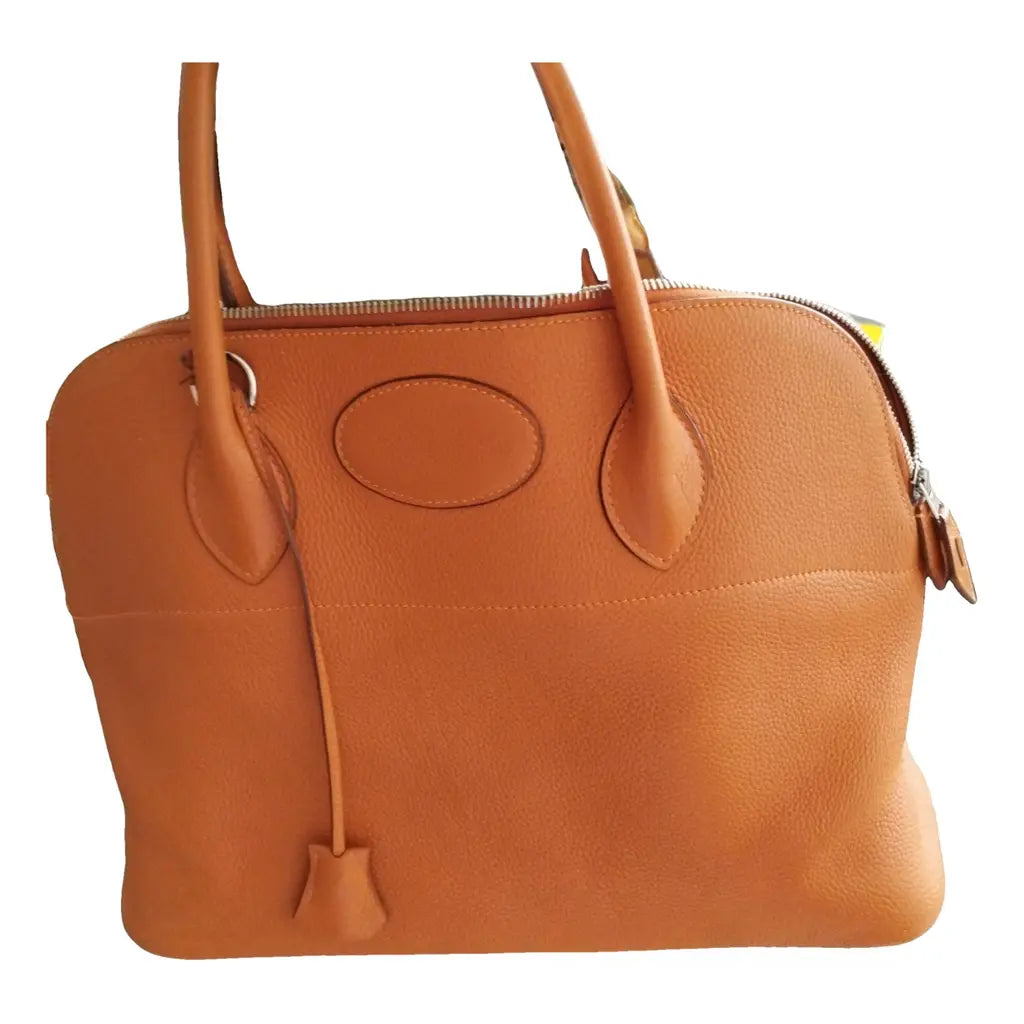 HMBolide 31 Bag in Orange Clemence Leather – Handmade Signature Handbag