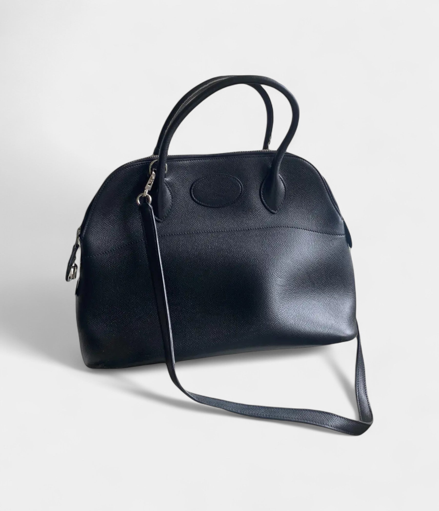 HMBolide 31 Black Epsom Leather with Palladium Hardware