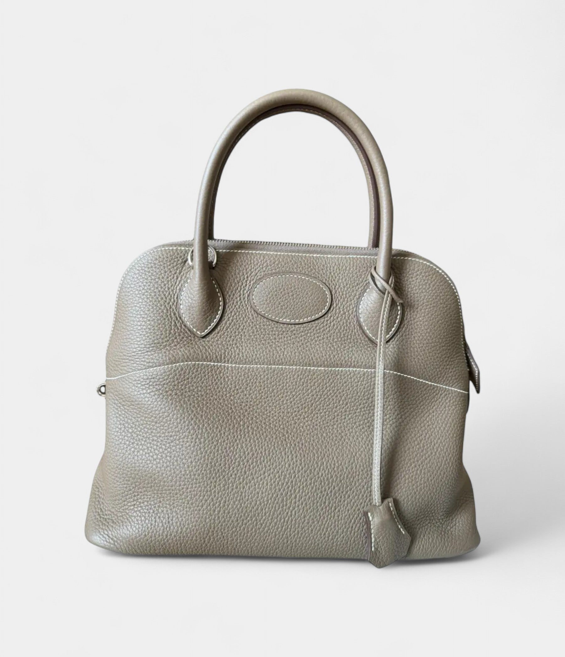 HMBolide 31 Etoupe Clemence Leather with Palladium Hardware