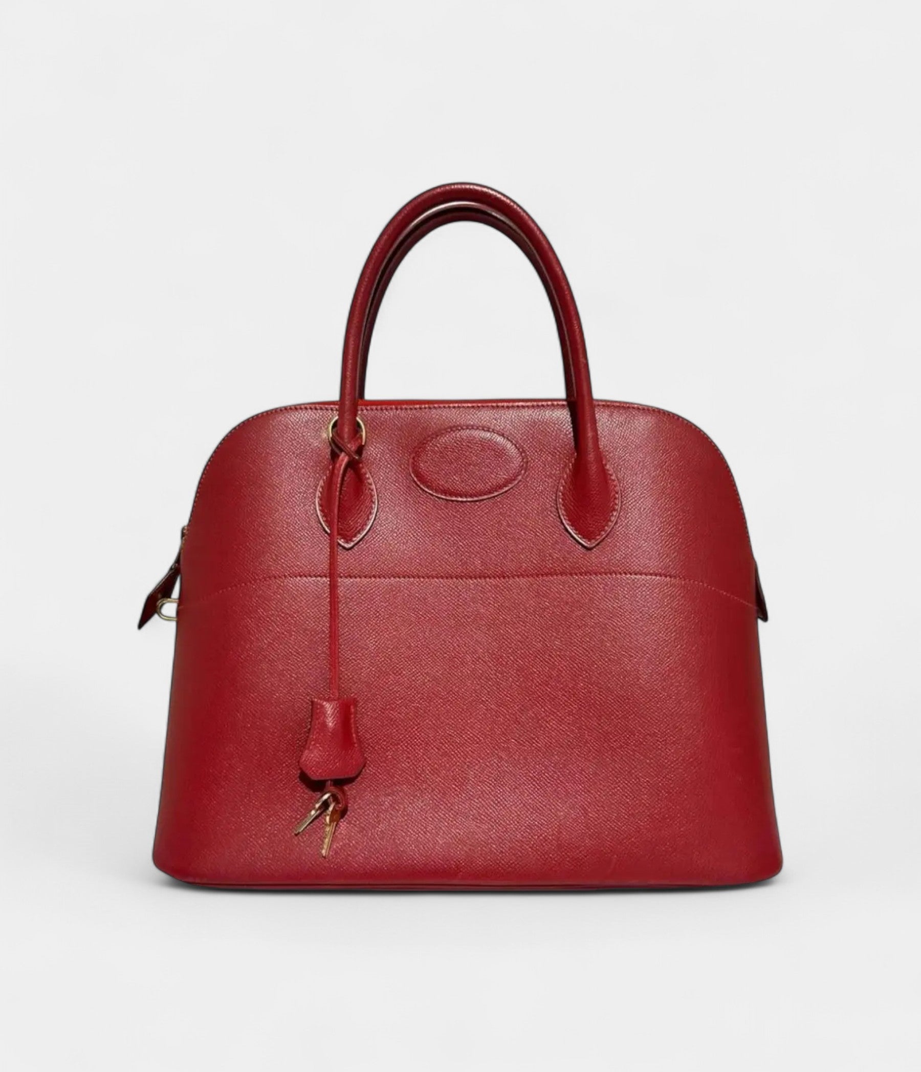 HMBolide 31 Rouge Vif Epsom Leather with Gold Hardware