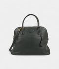 HMBolide 35 Bag in Dark Green Clemence Leather – Handmade Luxury Handbag