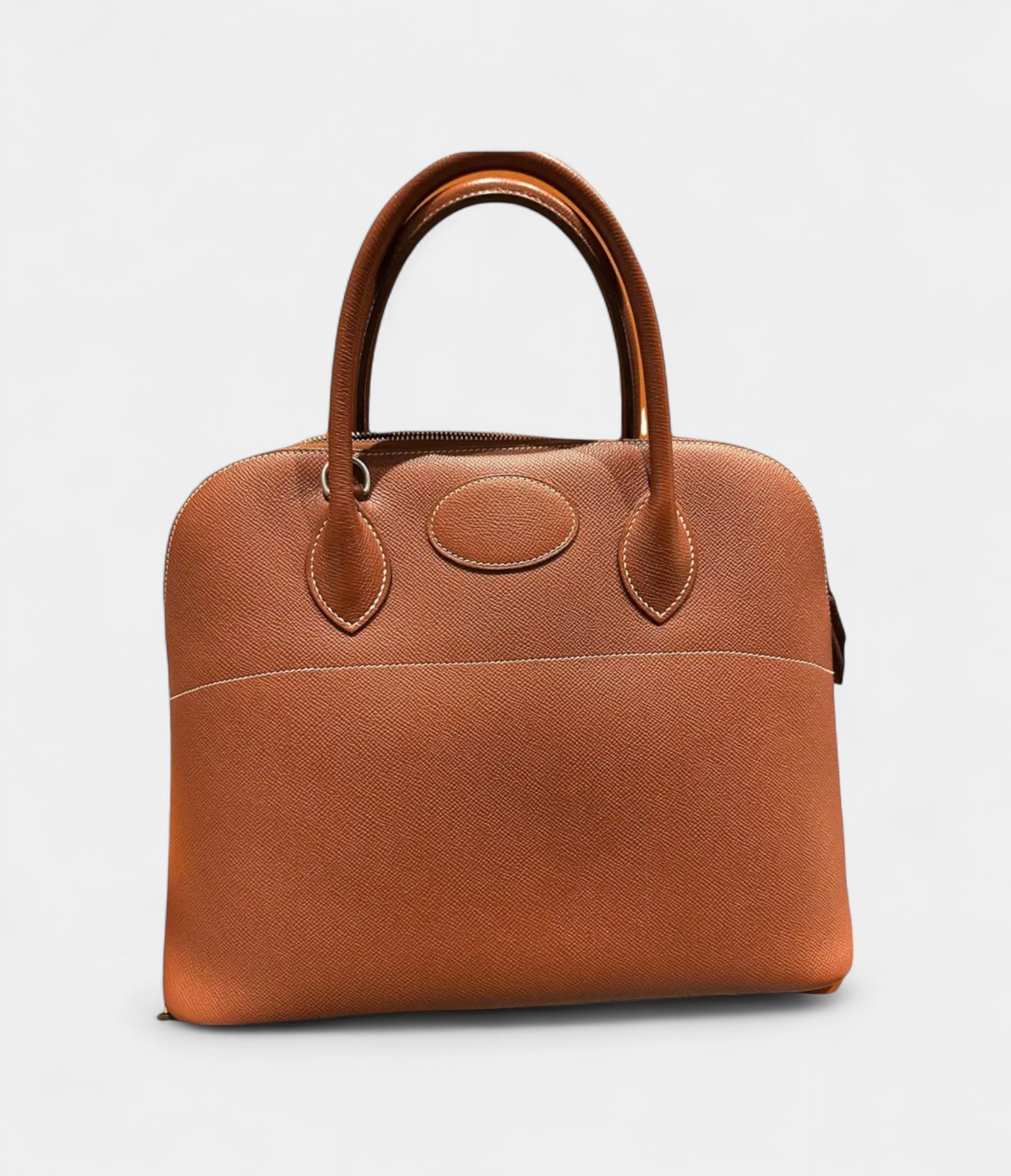 HMBolide 35 Bag in Gold Epsom Leather – Handmade Classic Handbag