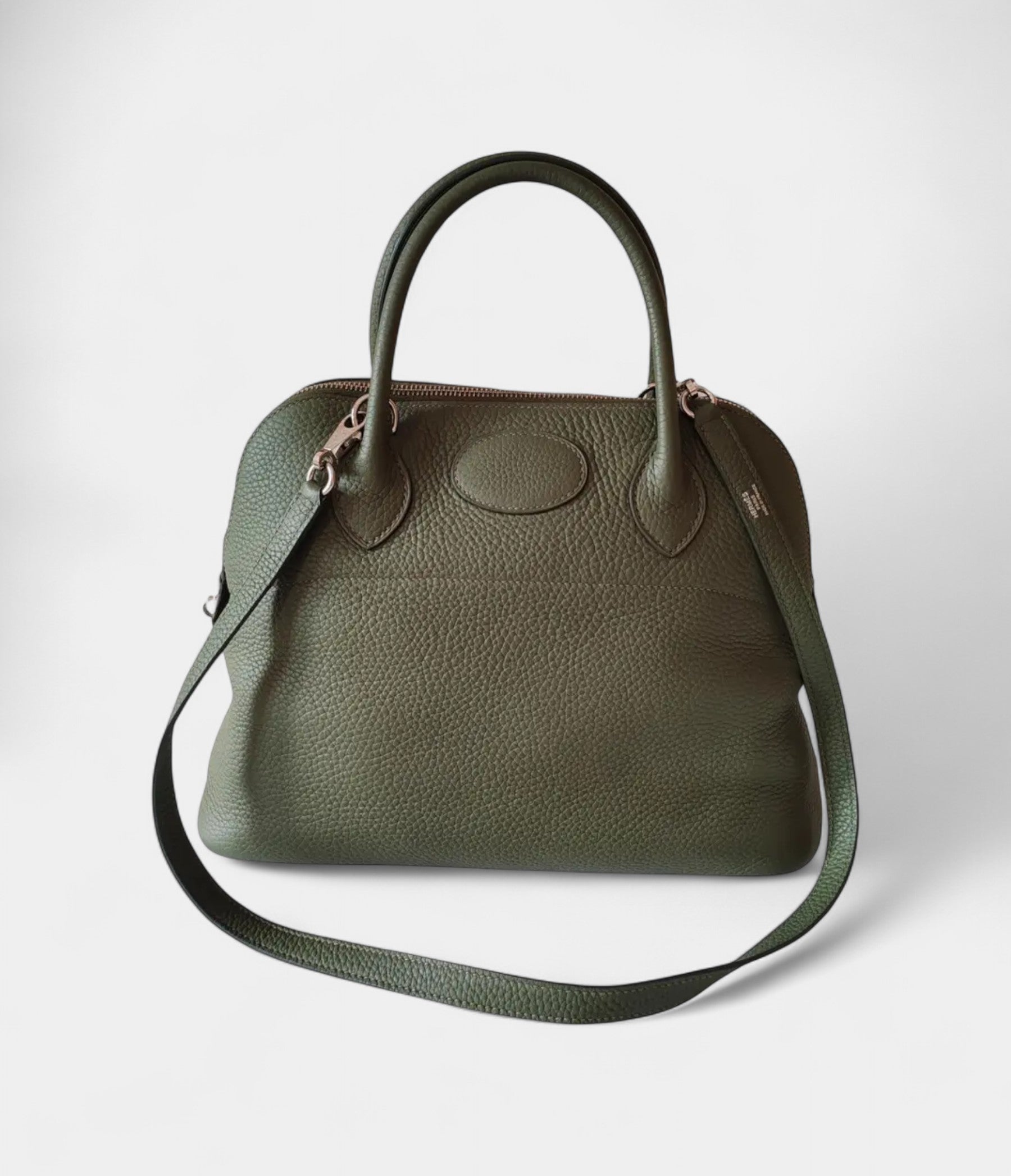 HMBolide Handmade Bag in Olive Green Leather