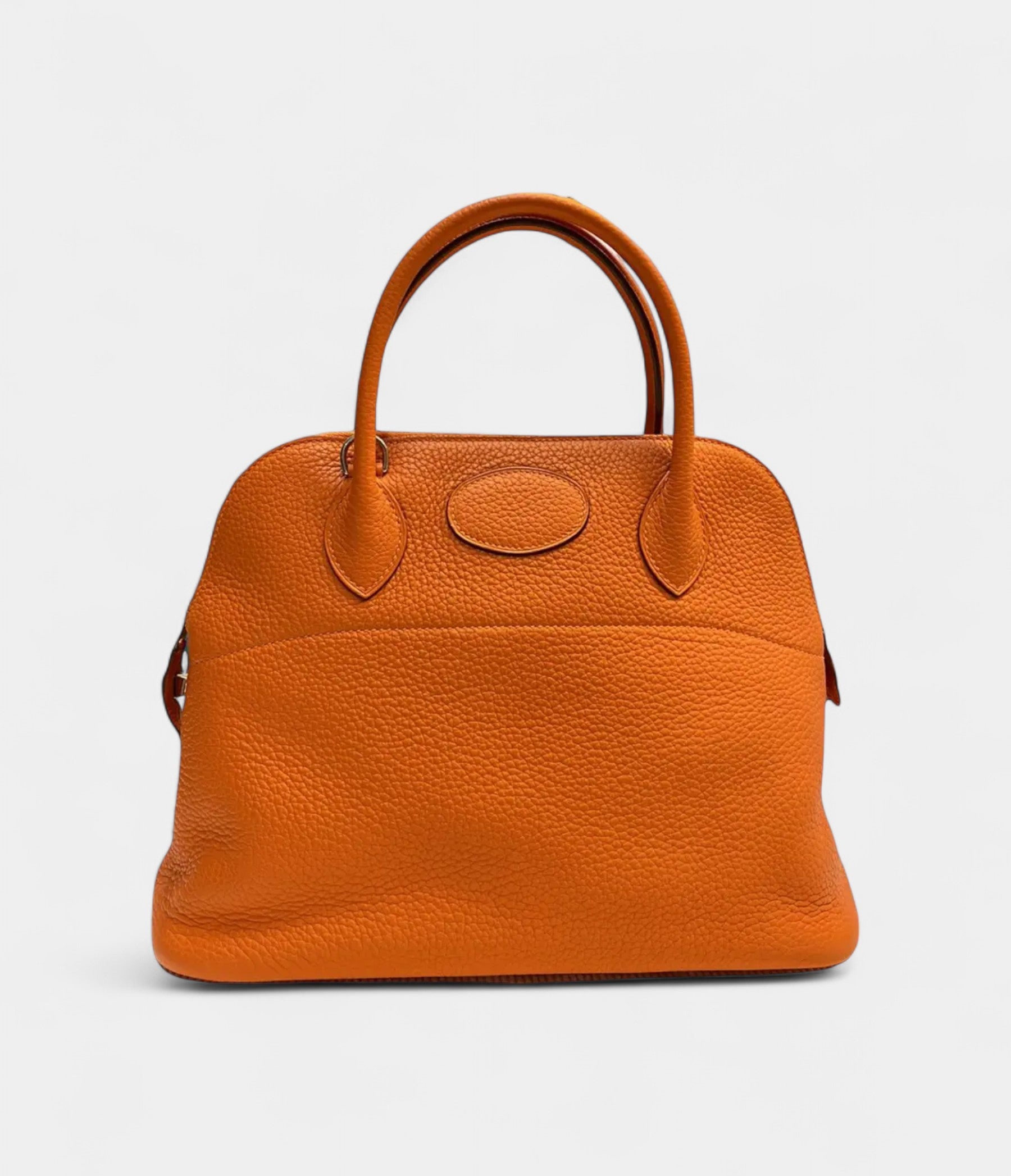 HMBolide Handmade Handbag in Orange Leather