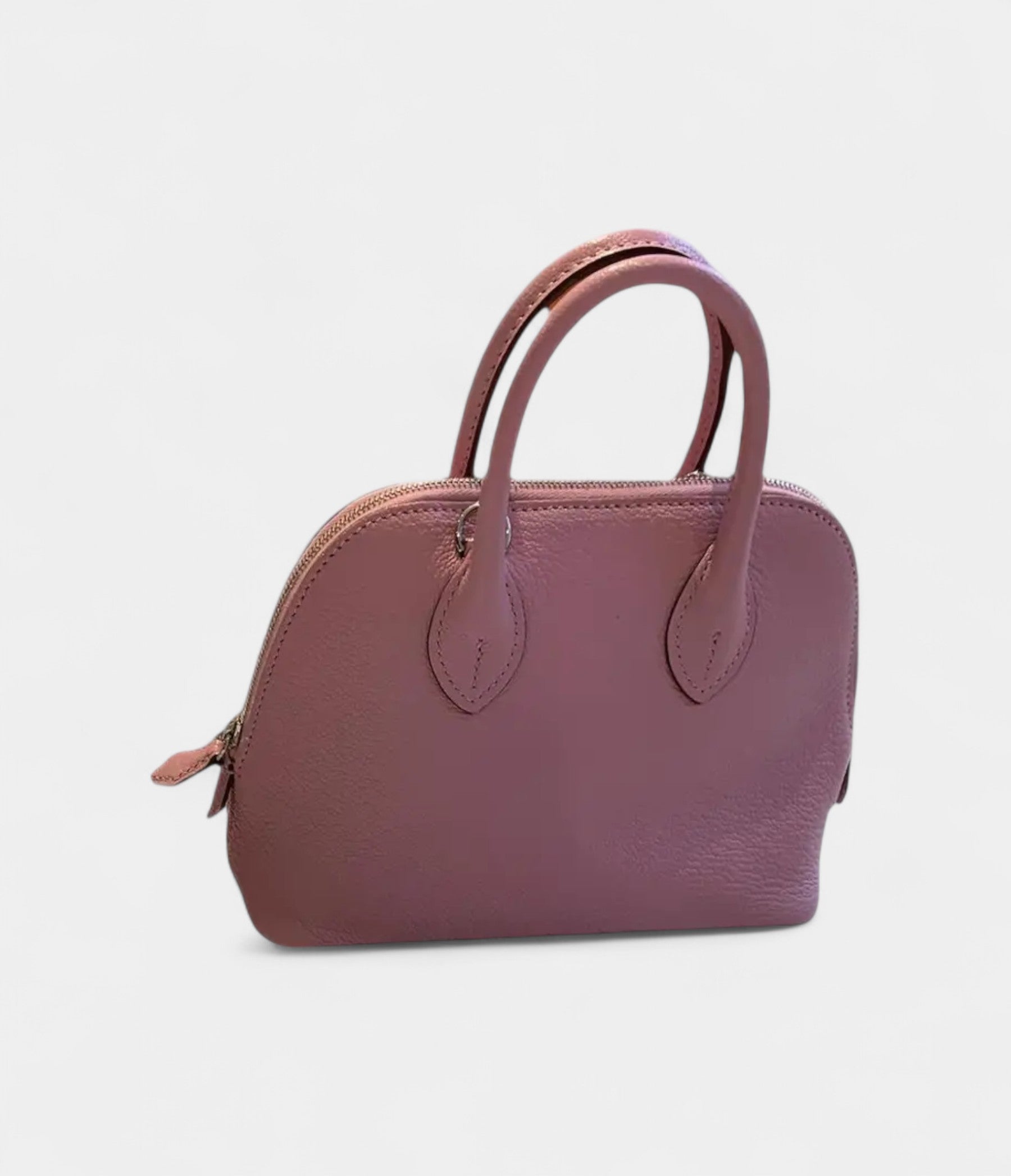 HMBolide Mini Bag in Pink Leather – Handmade Elegance