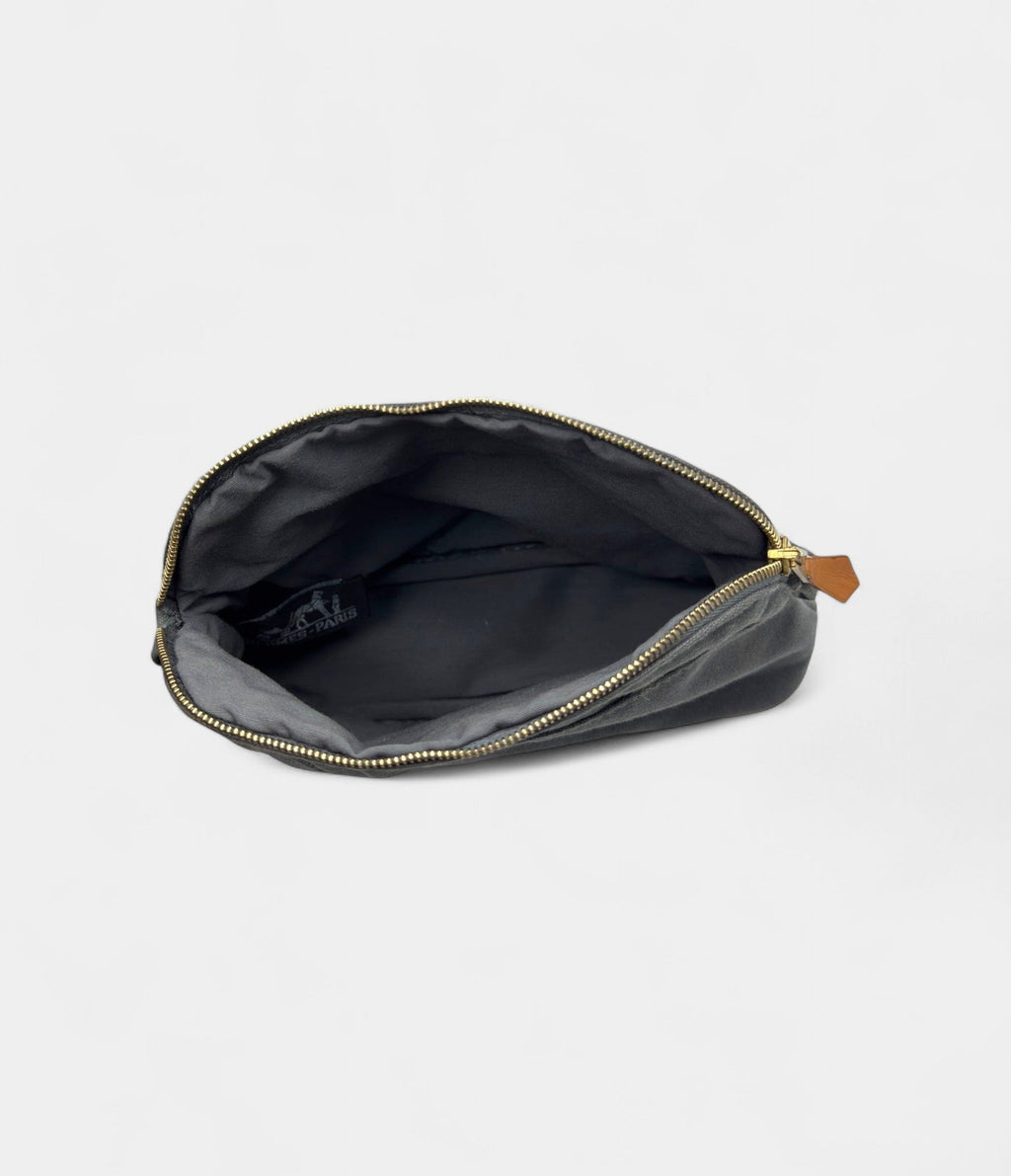 HMBolide Mini Travel Case in Grey Cotton Canvas