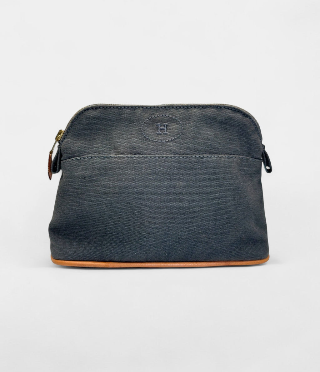 HMBolide Mini Travel Case in Grey Cotton Canvas
