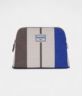 HMBolide Mini Travel Case in Rocabar Stripes Azur and Etoupe