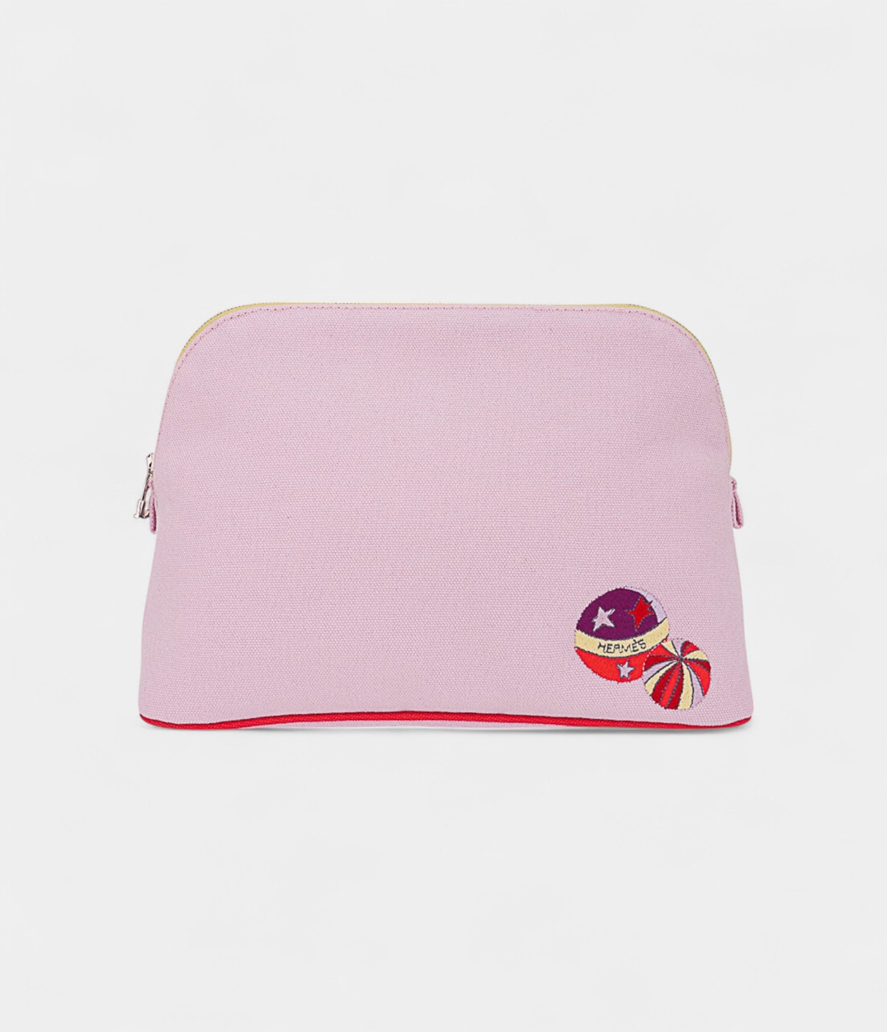 HMBolide Travel Case Pale Pink Embroidered – New Model