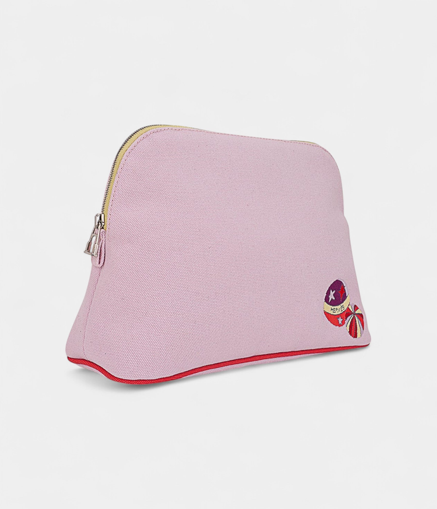 HMBolide Travel Case Pale Pink Embroidered – New Model