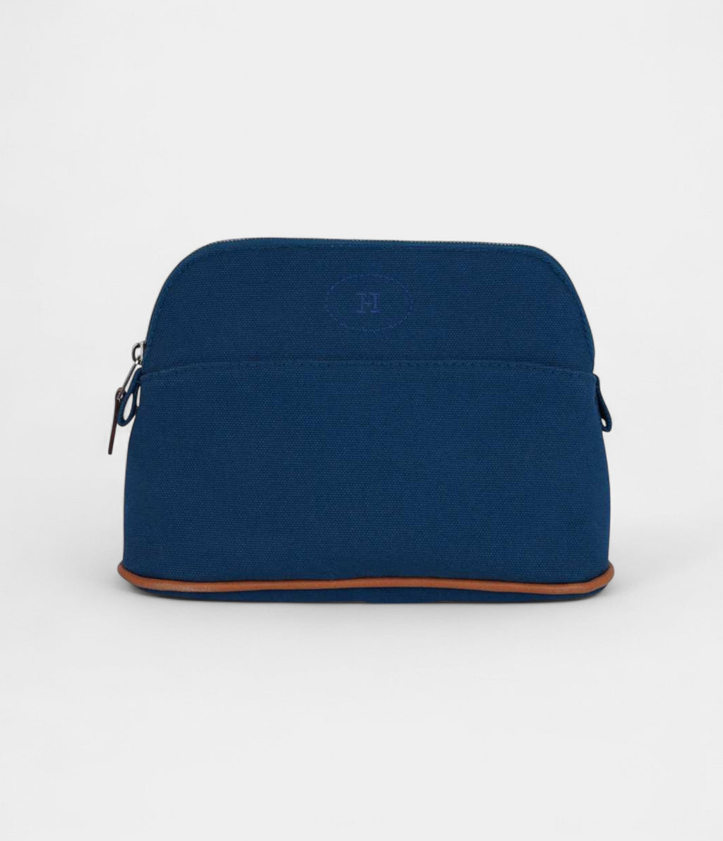 Hermes Bolide Travel Case Prussian Blue Medium New Model