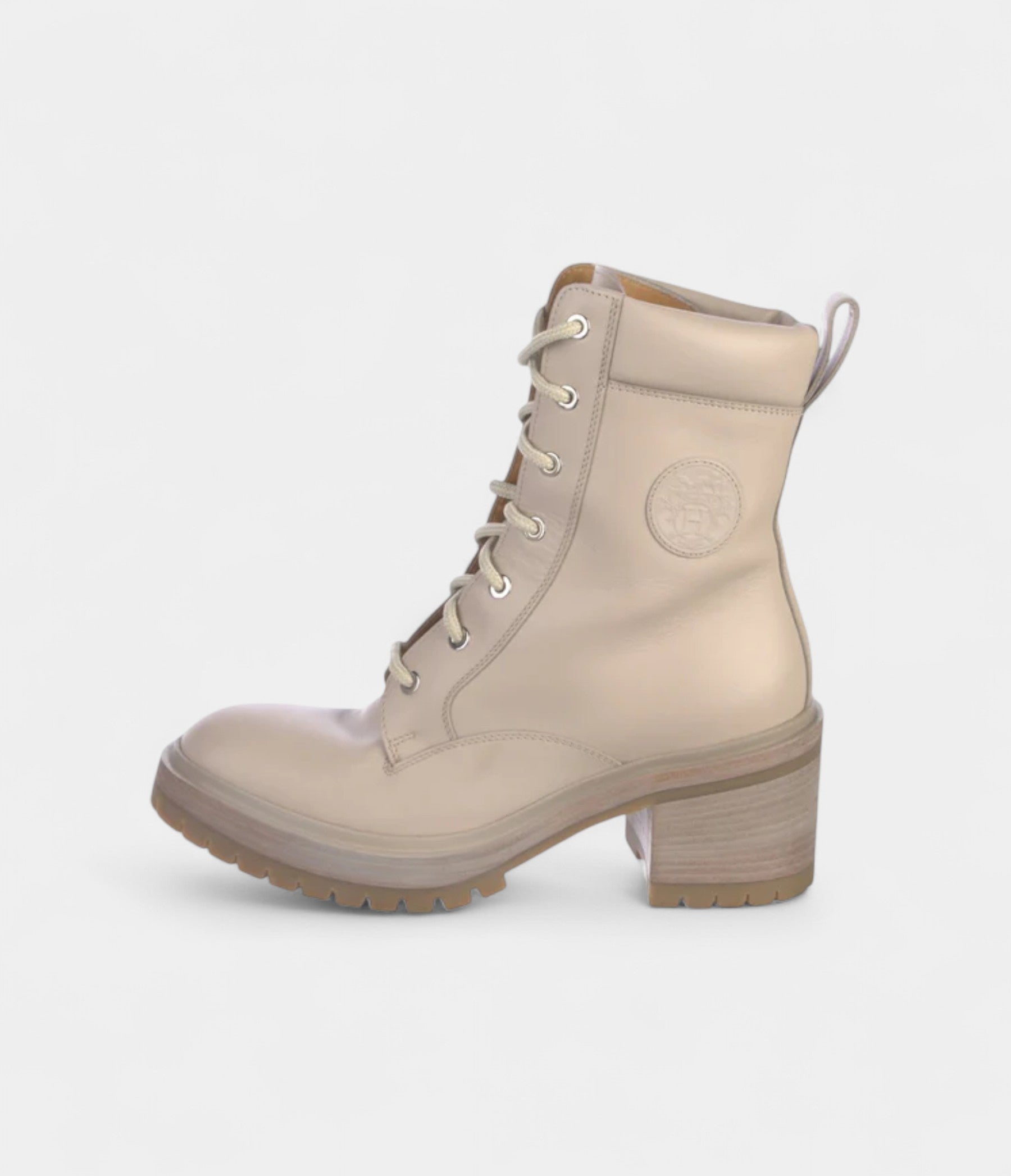 HMBridge Leather Combat Boots A Fusion of Strength and Elegance