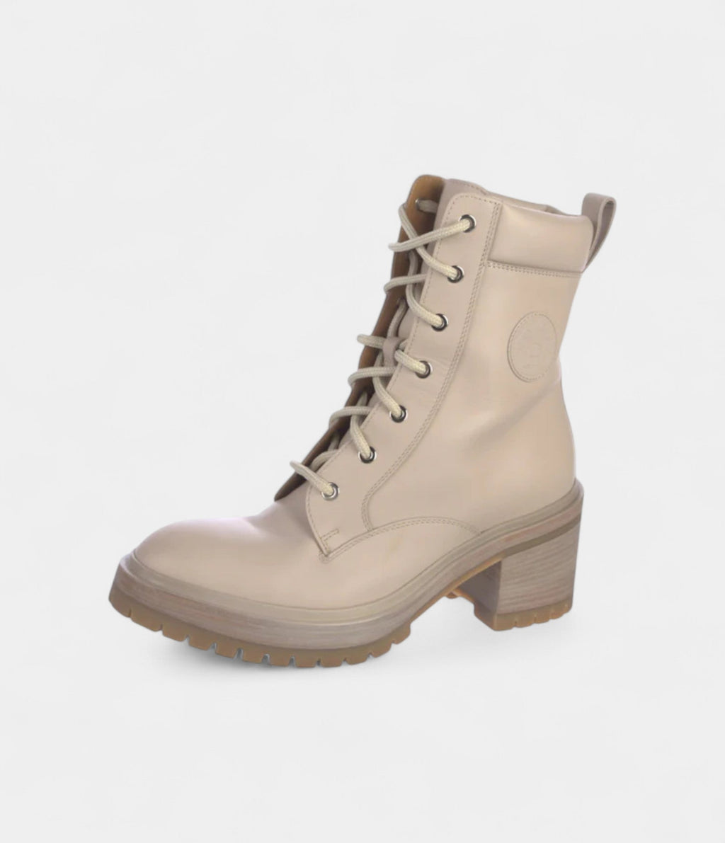 HMBridge Leather Combat Boots A Fusion of Strength and Elegance