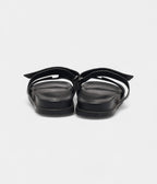 Hermes Brown/Black Canvas and Leather Chypre Sandals 41.5 EU