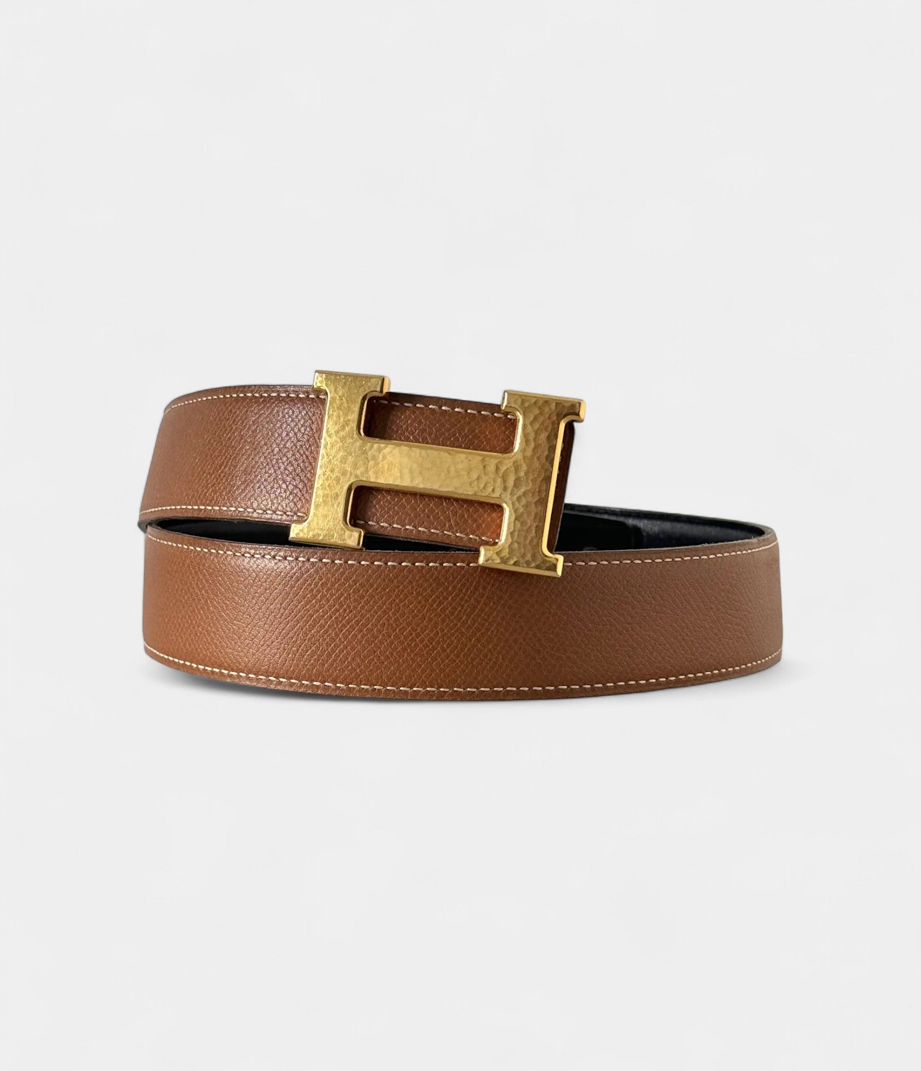 HMBrown H Leather Belt Timeless Strength, Iconic Design