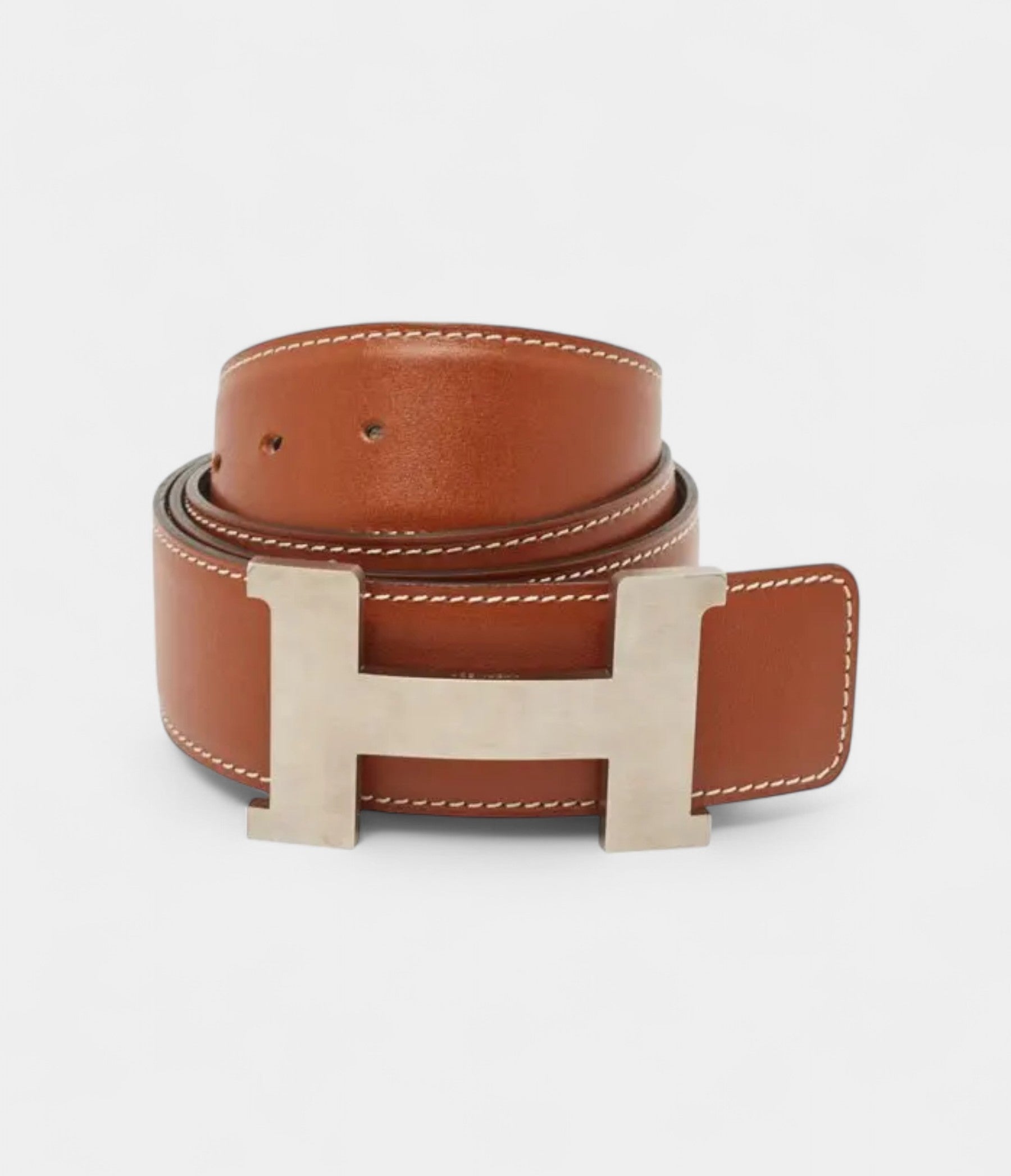 HMBrown Leather Belt Classic Warmth with Timeless Versatility