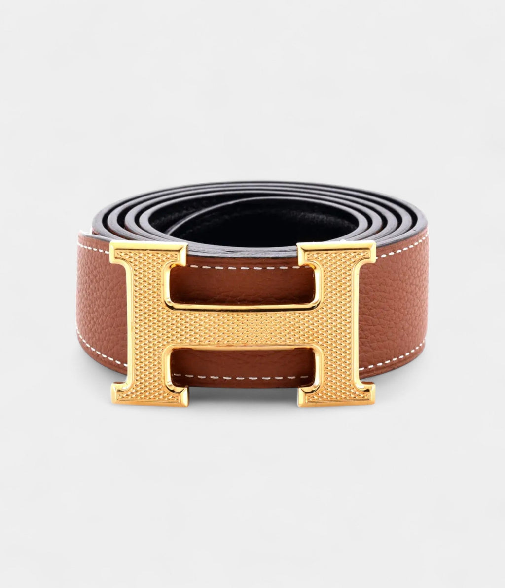 HMBrown Leather Belt