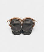 Hermes Brown Leather Chypre Flat Sandals 45 EU