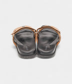 Hermes Brown Leather Chypre Sandals 42 EU