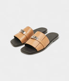 HMBrown Leather Gabriel Sandals 43 EU