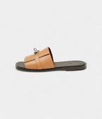 HMBrown Leather Gabriel Sandals 43 EU