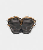 Hermes Brown Suede Chypre Sandals 45.5 EU
