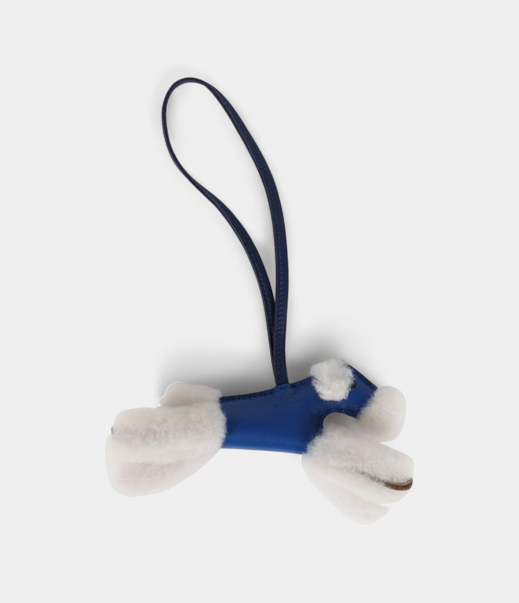 HMBudy Charm Bleu France Bleu Saphir Milo Lambskin Merino Sheepskin