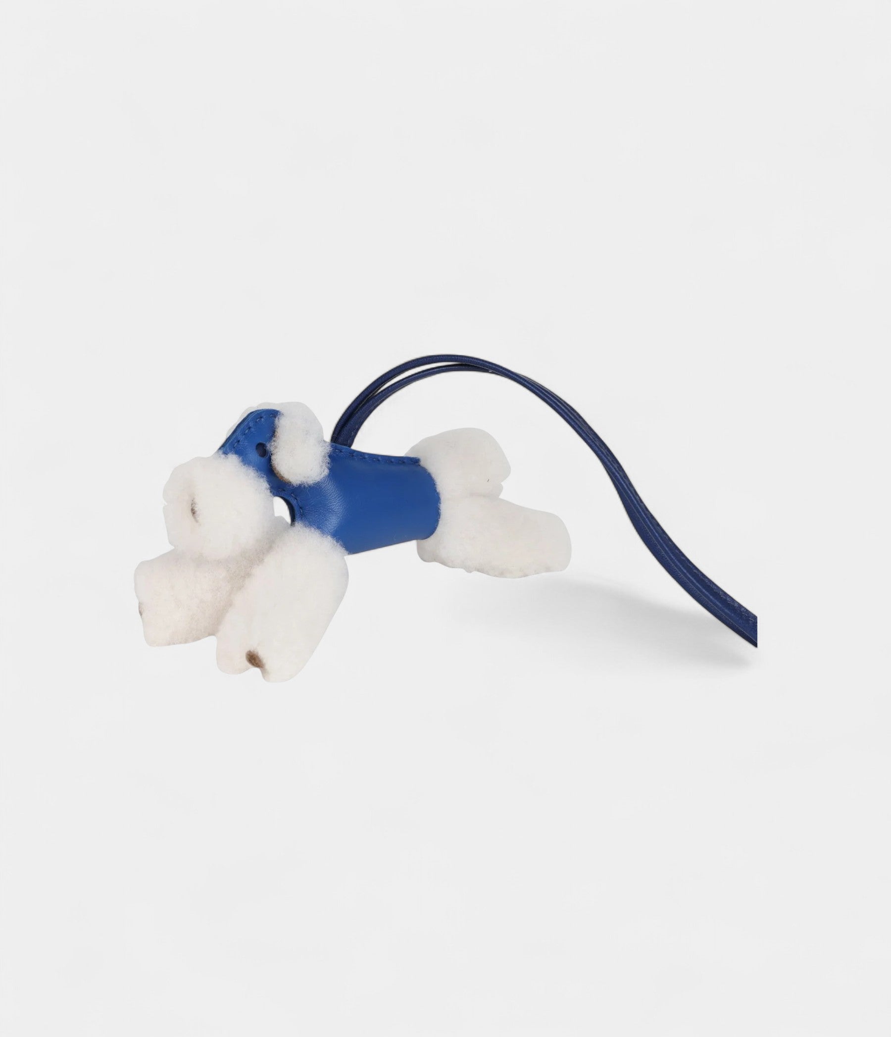 HMBudy Charm Bleu France Bleu Saphir Milo Lambskin Merino Sheepskin