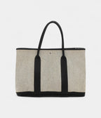 Hermes Buffle Skipper Toile Bolduc Garden Party 36 MM Tote Marron Fonce