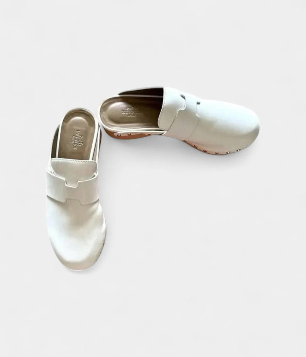 HMCalya Leather Mules & Clogs A Fusion of Comfort and Elegance