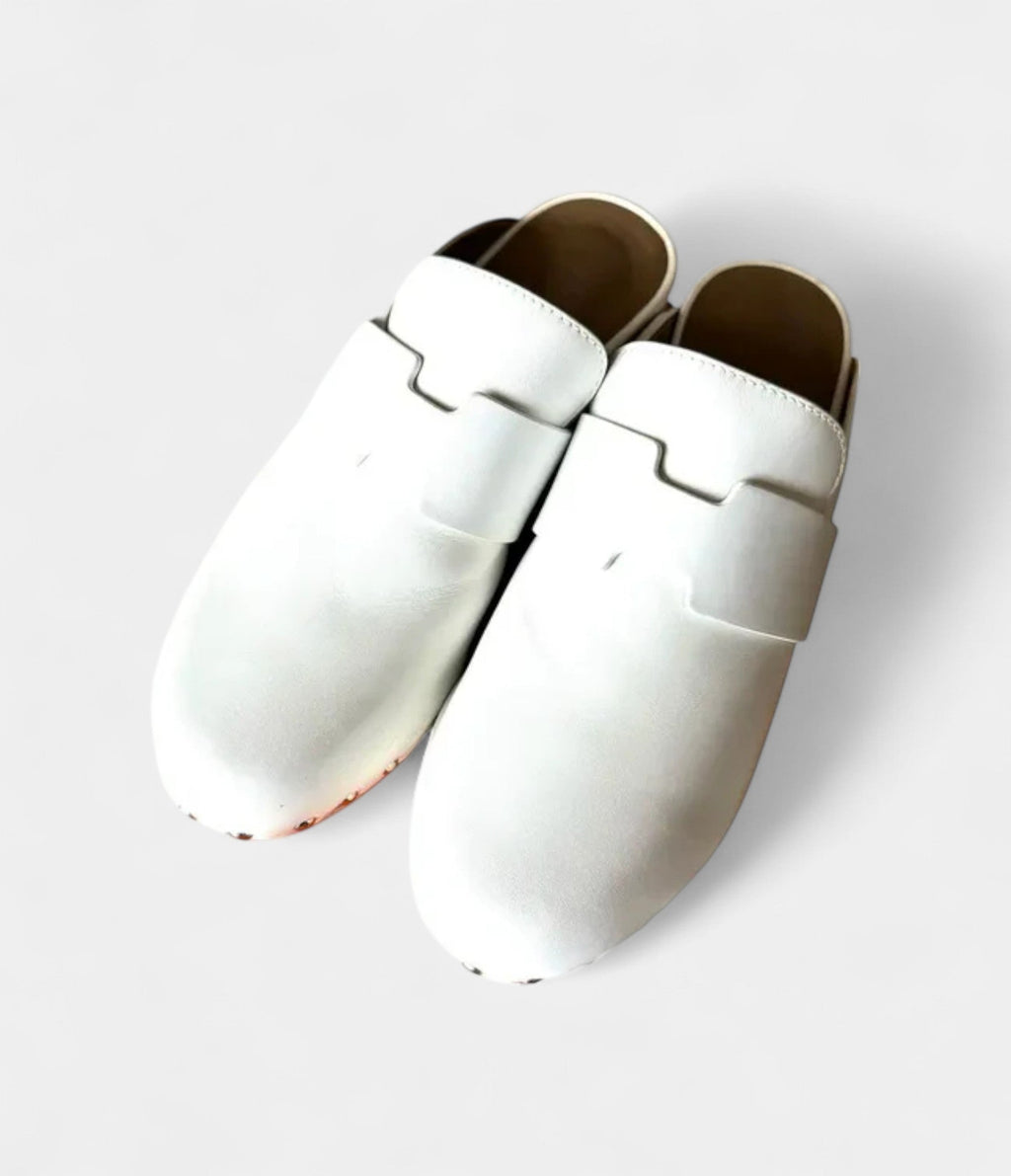 HMCalya Leather Mules & Clogs A Fusion of Comfort and Elegance