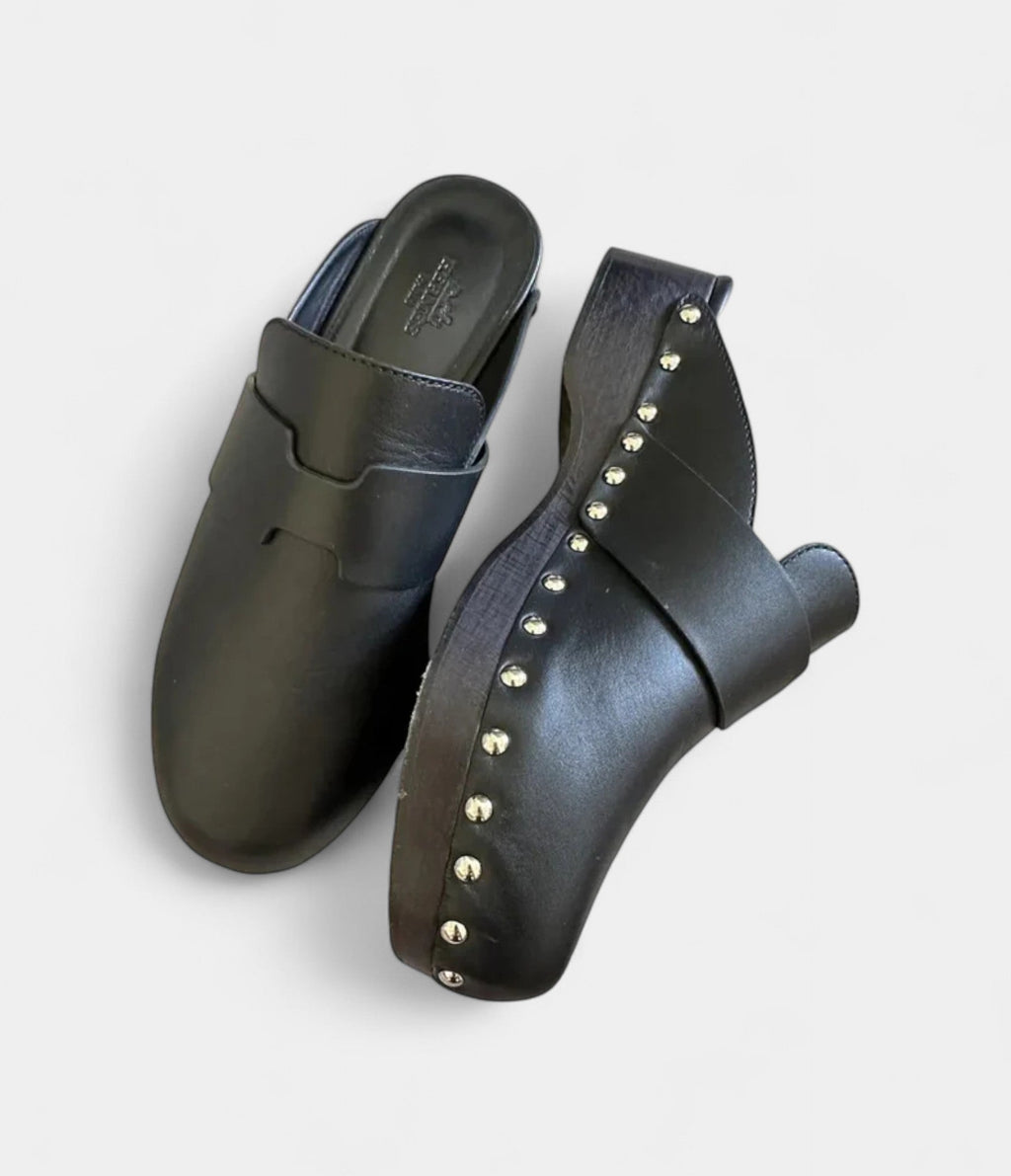 HMCalya Leather Mules & Clogs Where Sculptural Design Meets Effortless Luxury
