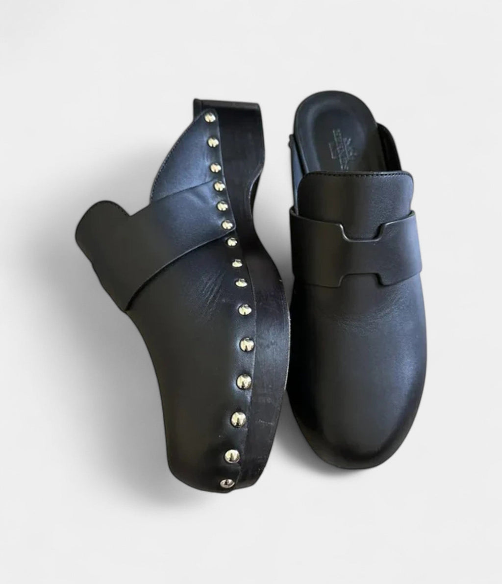 HMCalya Leather Mules & Clogs Where Sculptural Design Meets Effortless Luxury