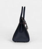 HMCasaque BK Sellier 30 Rouge Sellier and Bleu Indigo Epsom Palladium Hardware