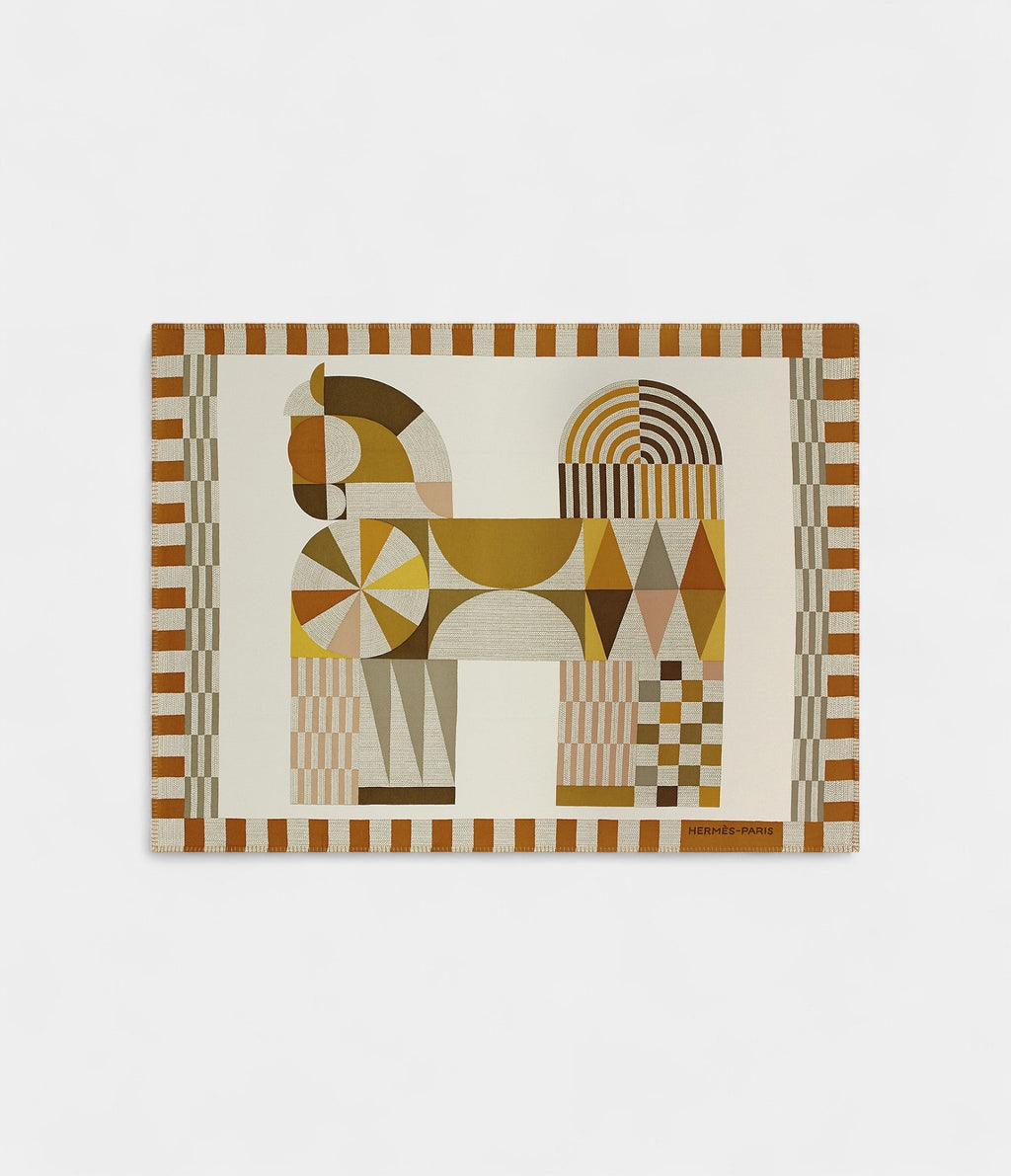 HMCheval Natté Wool & Cashmere Blanket