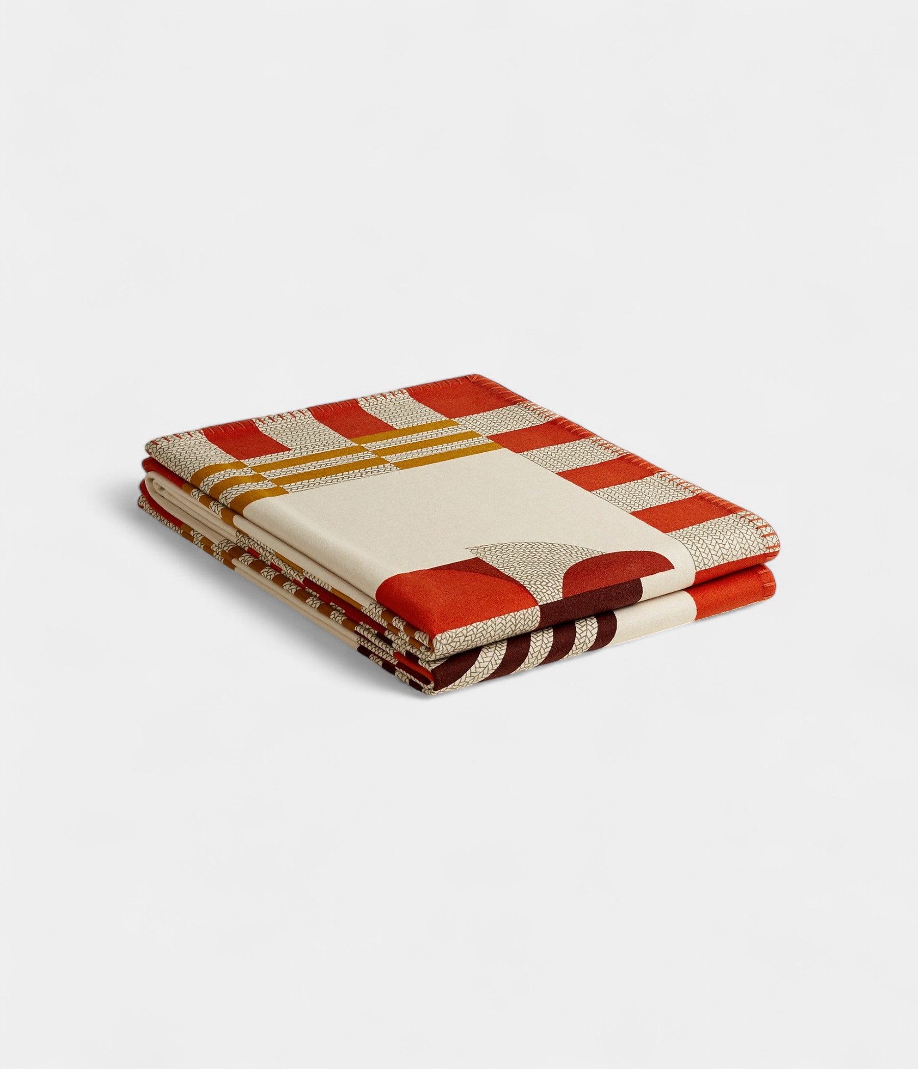 HMCheval Natté Wool & Cashmere Blanket