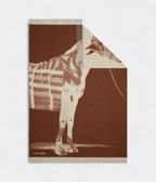 HMCheval Talaria Blanket Artistic Elegance in Pure Cashmere