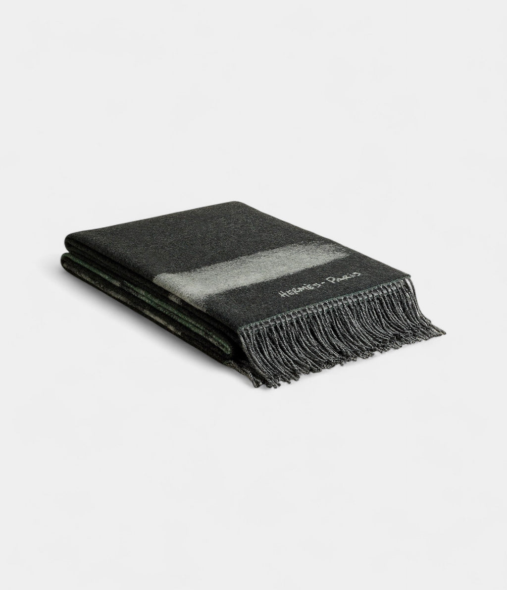 HMCheval Talaria Blanket Artistic Elegance in Pure Cashmere